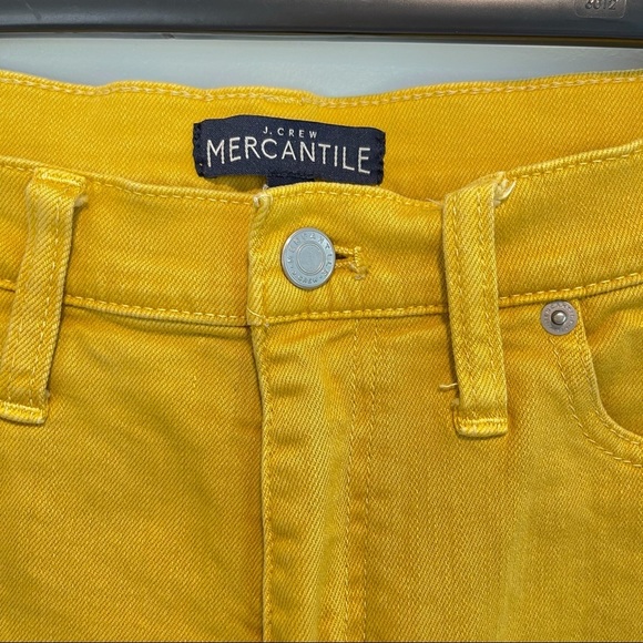 JCrew Mercantile Mustard Shorts - Picture 5 of 9